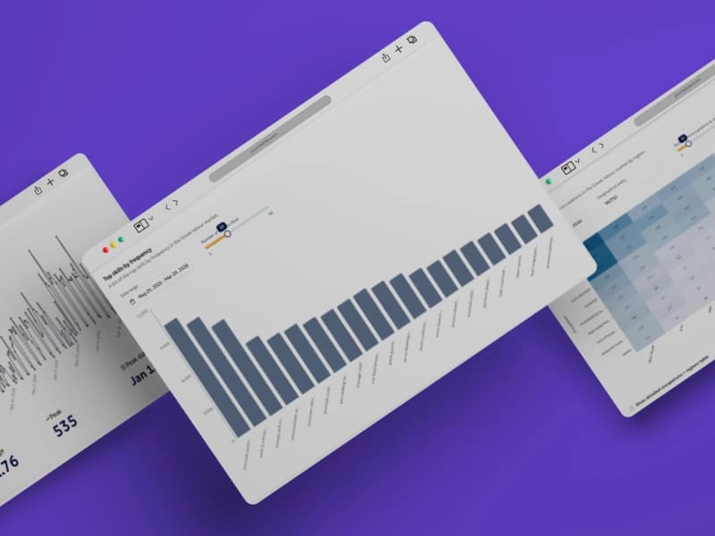 View of skillscapes job market intelligence visualizations