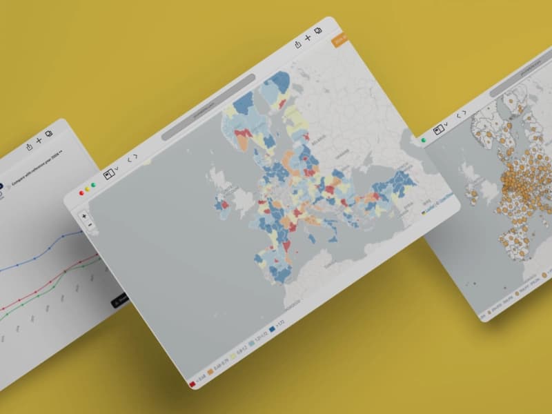 View of skillscapes observatory visualizations